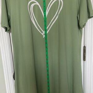 Green and White Satin Pajama Set with Luxurious Sheen
